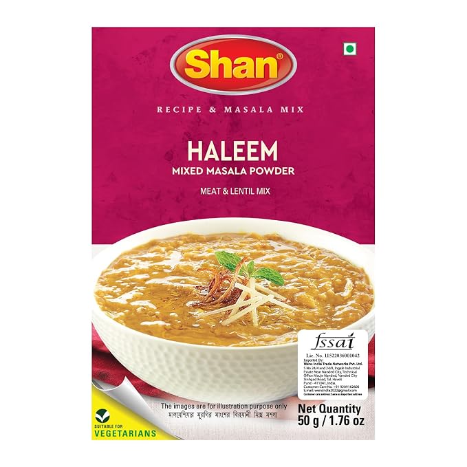 Shan Haleem Mixed Masala 50g (Pack 1 )