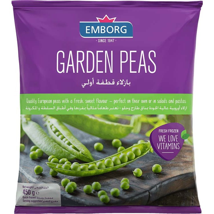 Emborg Frozen Garden Peas 450g